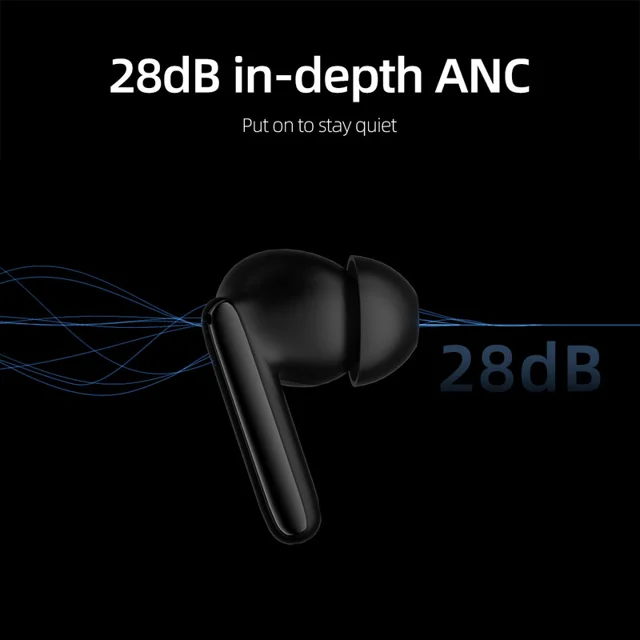 هدفون بلوتوثی برند کیو سی وای مدل T13 ANC2 با نویز کنسلینگ فعال (ANC)، نویز کنسلینگ میکروف 101552871
