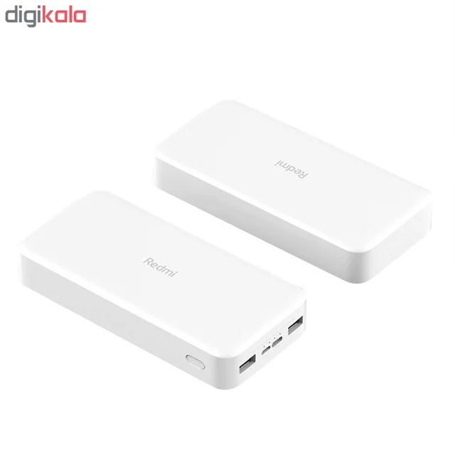 پاوربانک 18 وات شیائومی مدل Redmi ظرفیت 20000 میلیآمپرساعت 101716843