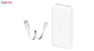 پاوربانک 18 وات شیائومی مدل Redmi  ظرفیت 20000 میلی‌آمپرساعت 101716842