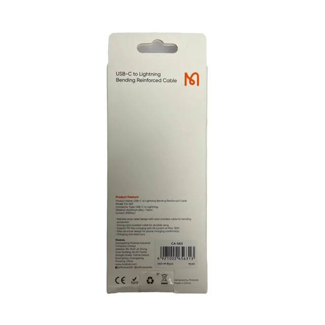 کابل تبدیل USB -C به لایتنینگ مک دودو مدل CA-563 طول 1 متر 101549399