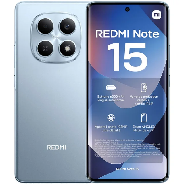 گوشی موبایل شیائومی مدل Redmi Note 15 4G دو سیم کارت ظرفیت 256 گیگابایت و رم 8 گیگابایت 101558570